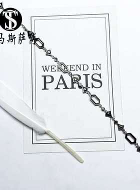 托马斯萨博纯银魅力风手链