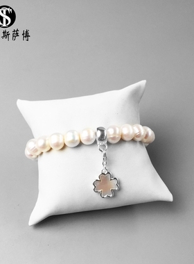 托马斯萨博魅力风纯银淡水珍珠