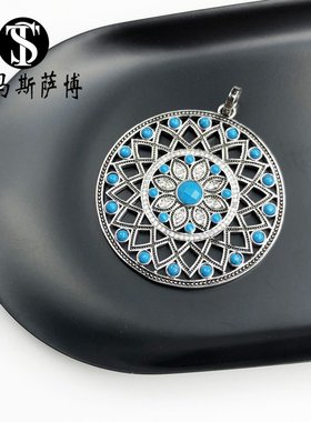 托马斯萨博波西米亚风纯银吊坠