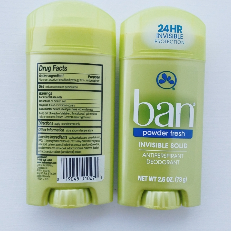 美国Ban盼清凉无痕女士止汗香体膏滚珠deodorant ANTIPERSPIRANT - 图2