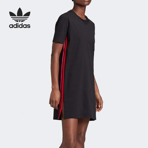 Adidas/阿迪达斯正品 TEE DRESS 女子短袖运动连衣裙 GD2233 - 图2