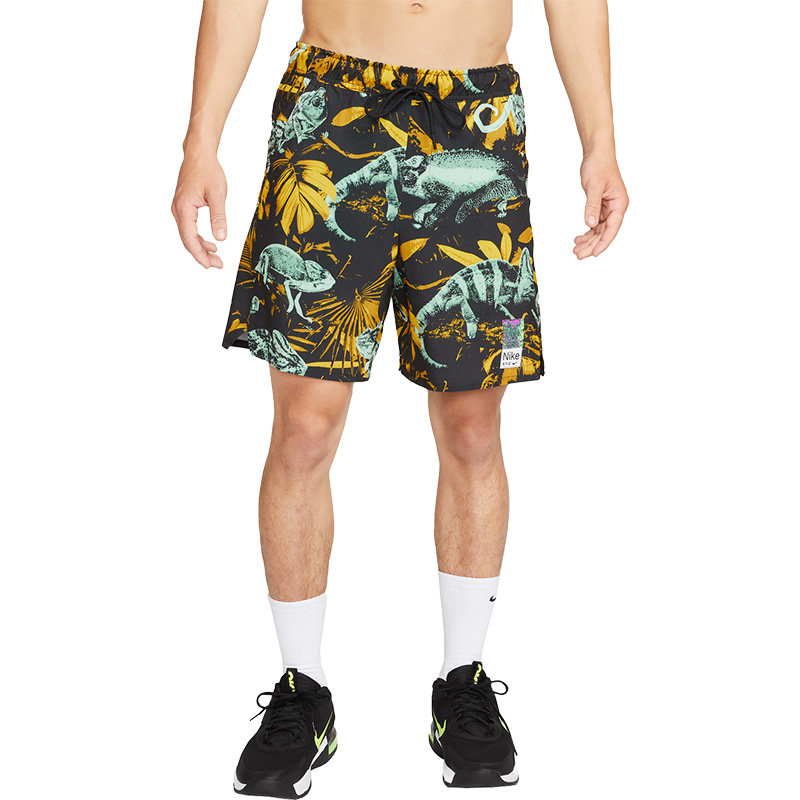 Nike/耐克正品Dri-FIT男士运动满印图案训练梭织短裤FB7981-309,淘宝优惠券,粉丝福利购,淘宝优惠卷