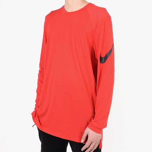 Nike/耐克正品 新款男子篮球休闲圆领套头长袖舒适运动T恤 891602 - 图1