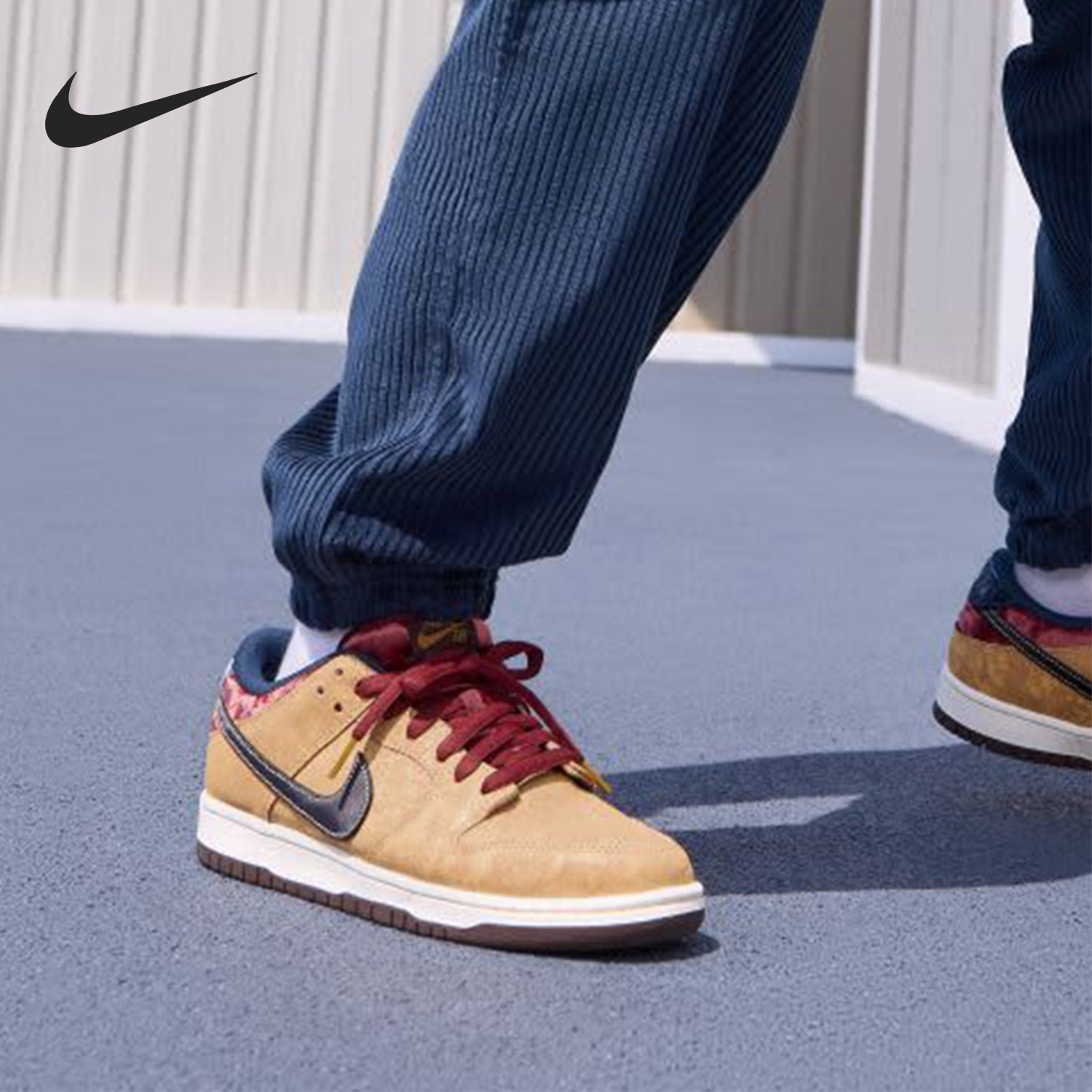 Nike/耐克正品Dunk Low Pro男女复古休闲轻便板鞋FZ1278-200,淘宝优惠券,粉丝福利购,淘宝优惠卷