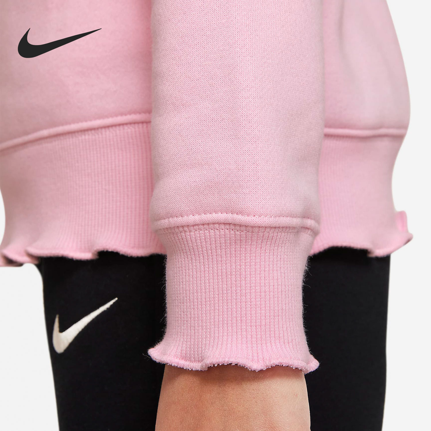 Nike/耐克正品休闲小童时尚潮流运动卫衣套头衫 DQ7966-663 - 图1