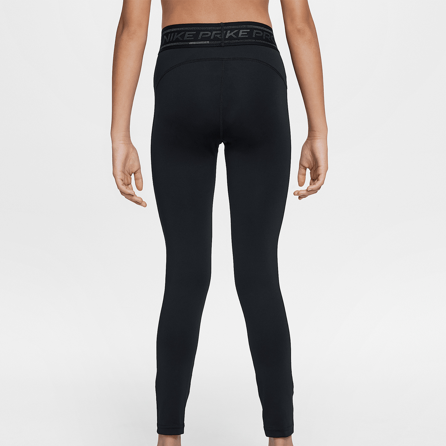 Nike/耐克正品Pro Dri-FIT大童运动高腰训练紧身裤HF8852-010 - 图0