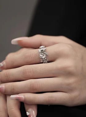 繁花设计戒指925纯银国风复古风