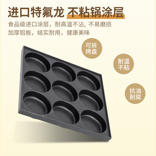 摆摊商用燃气鸡蛋汉堡机烤肠鸡蛋汉堡炸锅一体组合机摆摊机可定制 - 图2