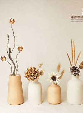 小摆件家居饰品软装客厅柜子书架电视柜日式干花茶几玄关原木风