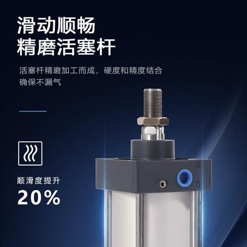 SC气缸小型气动大全大推力标准SC32x40x50x63x80x100x125x160x75S - 图1