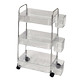 Bathroom acrylic trolley storage rack multi-layer storage rack snack floor movable toilet storage rack