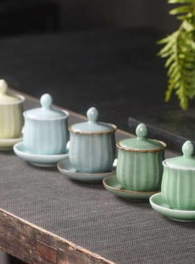 圣水杯佛前供杯陶瓷观音供水杯供佛净水杯财神供奉小茶杯佛具用品