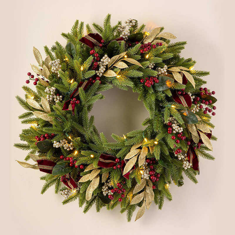 米圣诞树圈门602.用/圣诞节/藤 50藤条挂花环装饰780cm圣诞橱窗