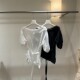 Summer Elegant Off-Shoulder Lace ເສື້ອຍືດແອວ