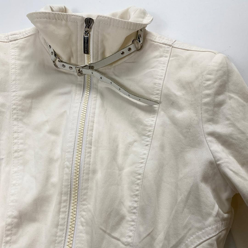 轻亚少女 原创杏色夹克外套女早秋2025年新款皮带设计感小众上衣 - 图2