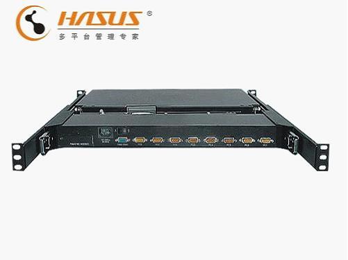 HASUS海硕 MPS1708 17寸LCD KVM折叠一体机8口USB KVM切换器原装-图0