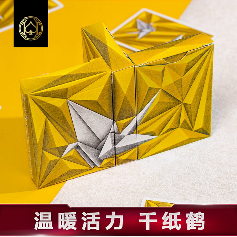 汇奇进口花切创意收藏扑克牌卡纸牌 千纸鹤1000 Cranes V3 - 图0