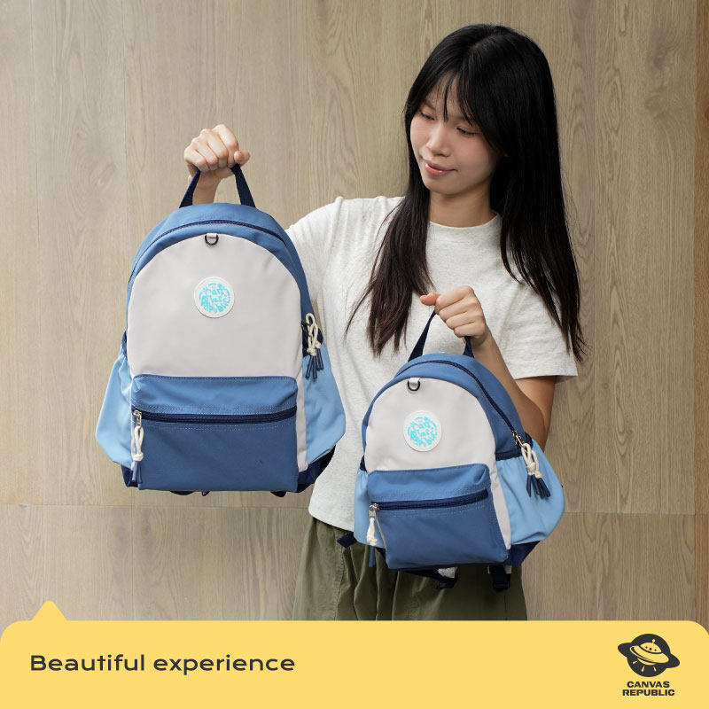CANVAS REPUBLIC防走失儿童书包 轻便防泼水小学生撞色双肩背包,淘宝优惠券,粉丝福利购,淘宝优惠卷