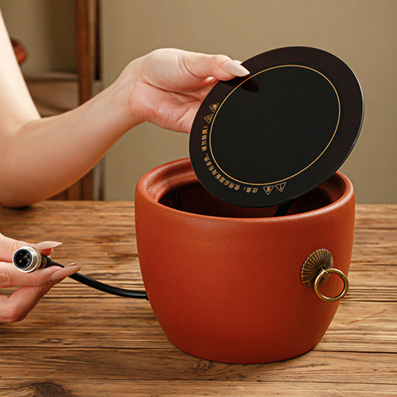 手工红泥风炉围炉煮茶壶户外碳炉泡茶家用陶瓷壶冬天烧木炭炉套装,淘宝优惠券,粉丝福利购,淘宝优惠卷