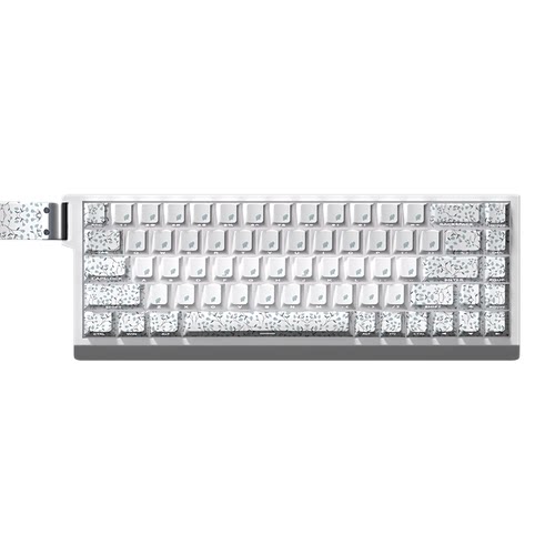 印花键帽原厂高度PBT材质侧刻透光适配60/63/64/68键盘Ez63 ace60 - 图2