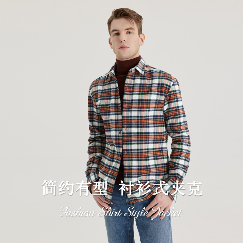 100% long-staple cotton jacket shirt SF free shipping