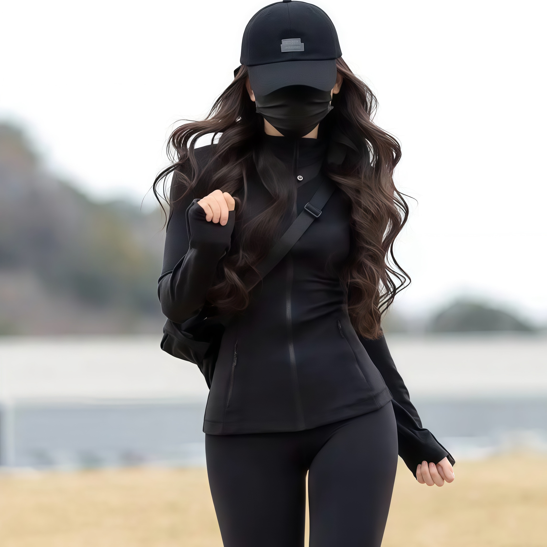 L家 原厂 经典Define 健身运动瑜伽跑步骑行休闲拉链外套769 - 图2