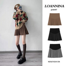 Pregnant Woman Half Body Dress Autumn Winter Tobella Skirts winter net red hair A short dress Spring and Autumn Pregnant Women Winter Clothing