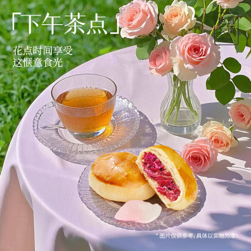 TK嘉华鲜花饼云南特产旗舰店玫瑰花糕点小吃官方休闲零食早餐面包 - 图2