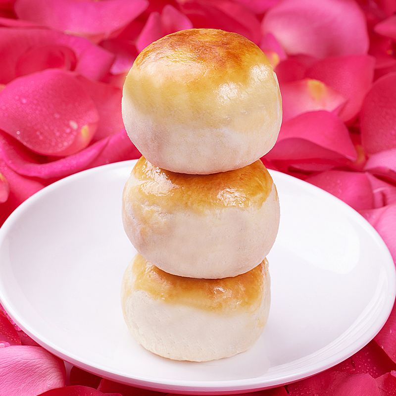 【天猫u先】嘉华鲜花饼云南特产旗舰店美食小吃玫瑰饼50g鲜花饼 - 图0