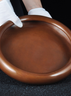 紫铜笔洗摆件客厅文房四宝