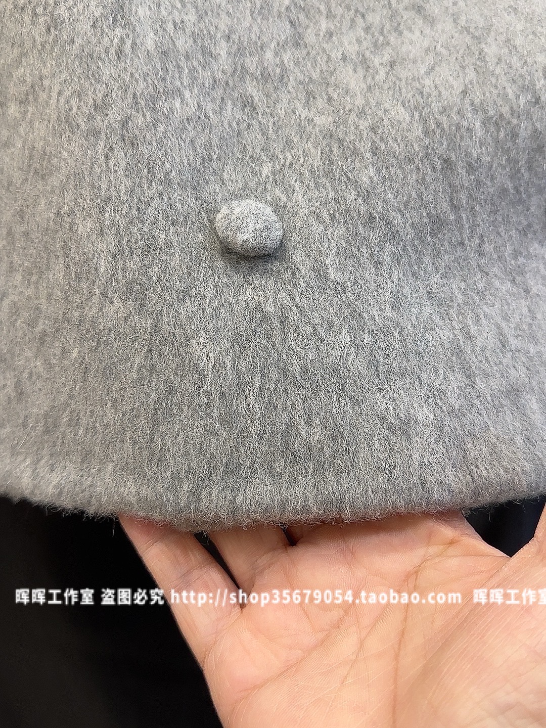 2025新款女装秋冬韩版复古双排扣狐狸毛毛领斗篷外套毛呢短外套女 - 图3