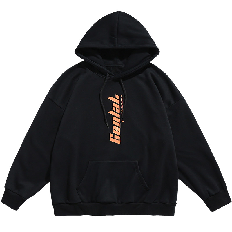 连帽宽松男装2020秋季新款港风卫衣 北极绒然成卫衣