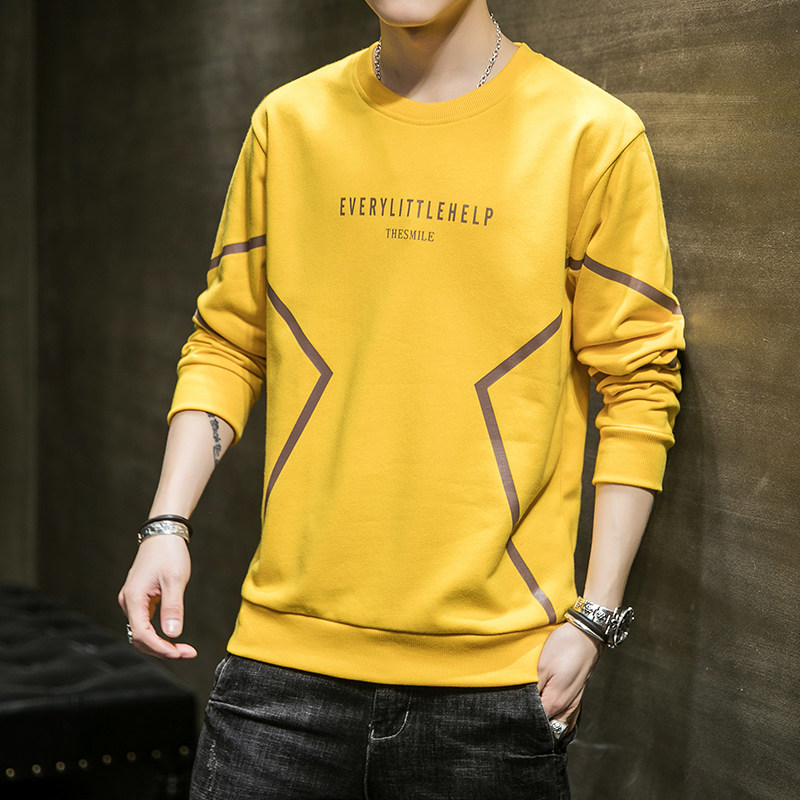 2020春秋季新款无帽长袖男士卫衣 北极绒然成卫衣