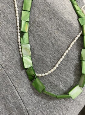 欧美天然淡水珍珠项链