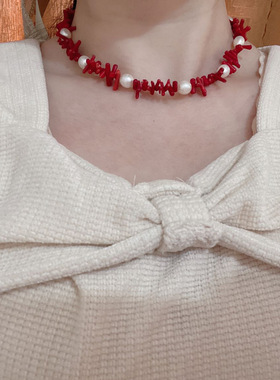 欧美夸张潮搭淡水珍珠项链