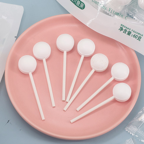 维C无糖棒棒糖陈皮青梅柠檬味网红压片糖果儿童糖果 - 图2