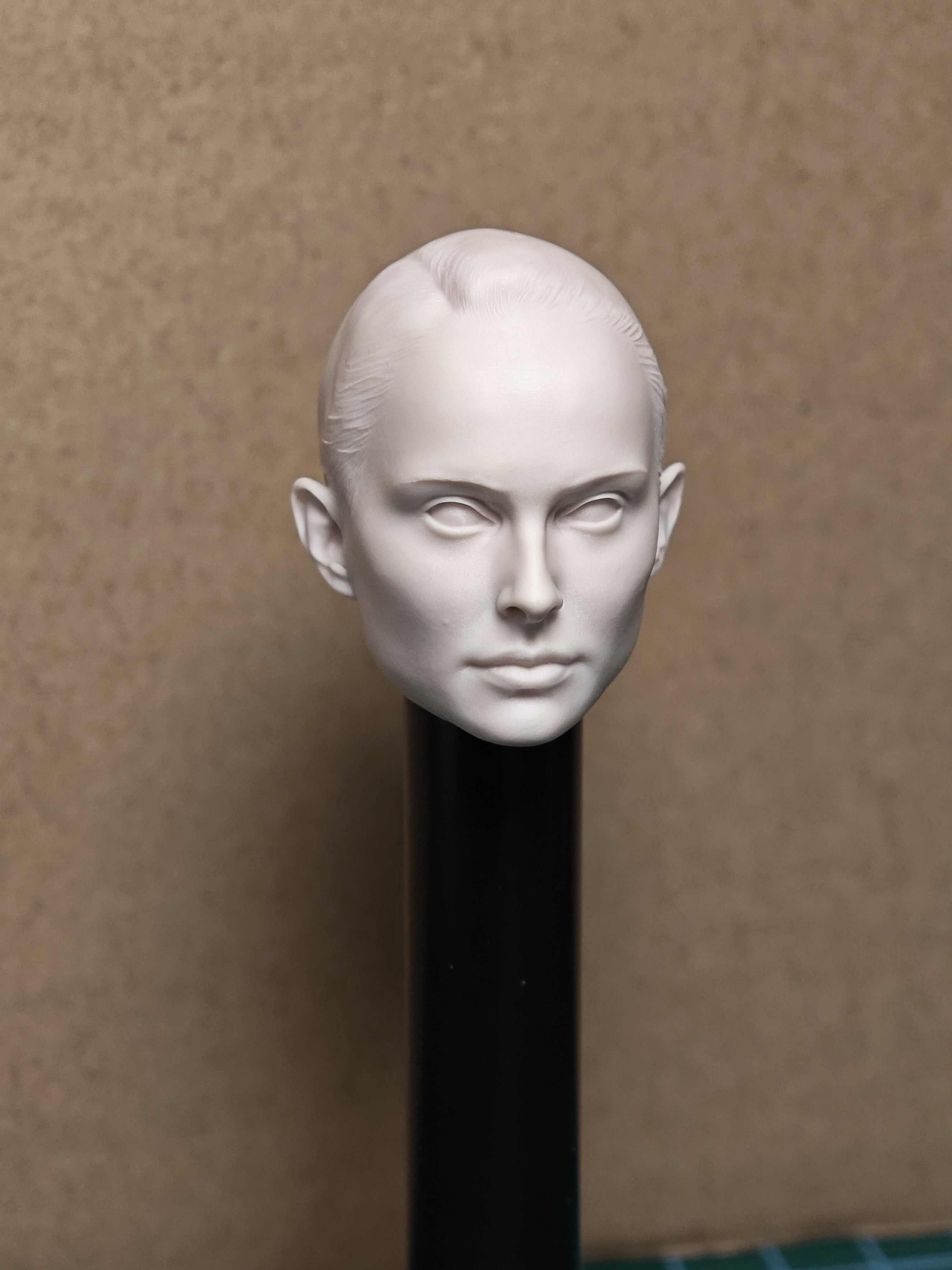 1/6 白模 VINCE女雷神 头雕 娜塔莉·波特曼 黑天鹅 兵人配件 - 图0