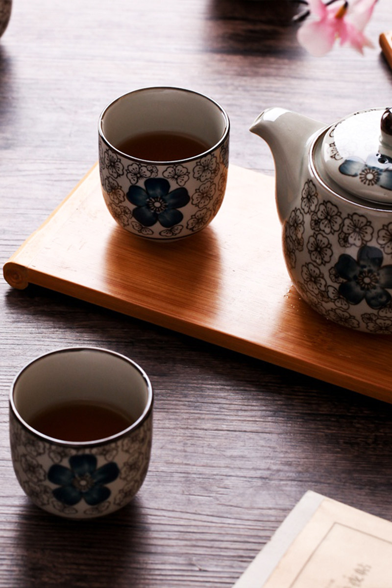 茶具茶杯主人杯泡茶杯复古日式陶瓷釉下彩花茶盏单杯功夫茶杯,淘宝优惠券,粉丝福利购,淘宝优惠卷