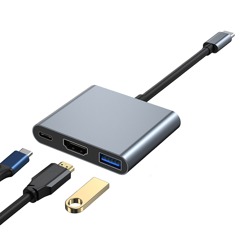 3合1扩展坞USB-c转HDMI PD供电usb3.0适用于华为苹果笔记本手机 - 图3