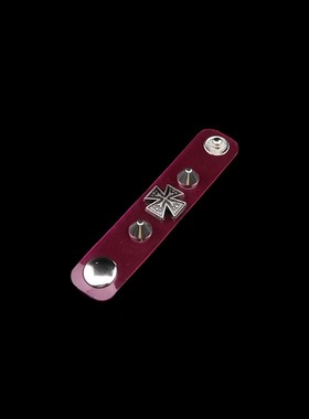 银色十字伞形钉明黄翠绿透明戒指