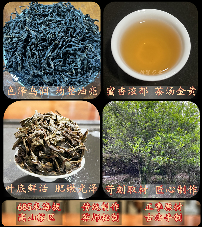 新馨茶业明前春蜜兰香乌岽单丛茶鸭屎香凤凰单枞中秋年货茶叶500G