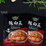Настоящие кимчи по-корейски, острая капуста, корейские гарниры, маринованные огурцы северо-восточной Яньбянь и соленые огурцы в пакетах.