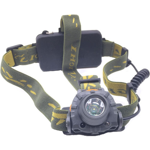 户外LED红外感应头灯强光充电头戴手电筒超亮夜钓锂电矿灯钓鱼灯 - 图3