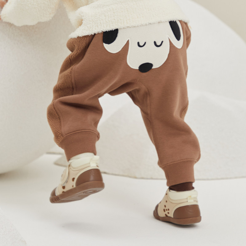 【糯米棉】papa爬爬冬季婴儿裤子加绒加厚男女宝大屁屁裤保暖长裤,淘宝优惠券,粉丝福利购,淘宝优惠卷