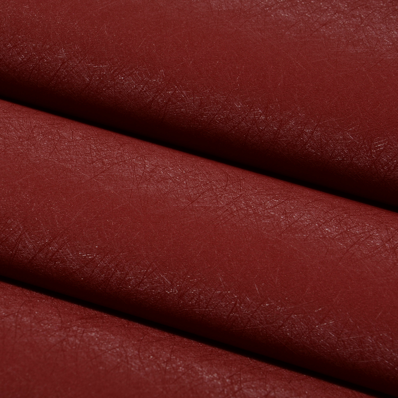 现代简约深红色壁纸素色纯色PVC墙纸酒红色