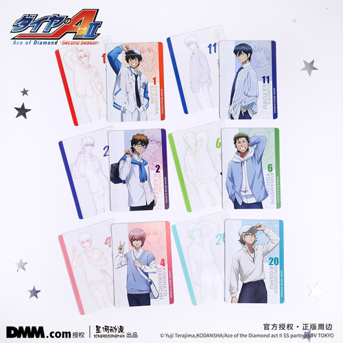 星河动漫正版钻石王牌 act2-SS-常服系列荣纯御幸徽章盲盒卡杯垫 - 图2