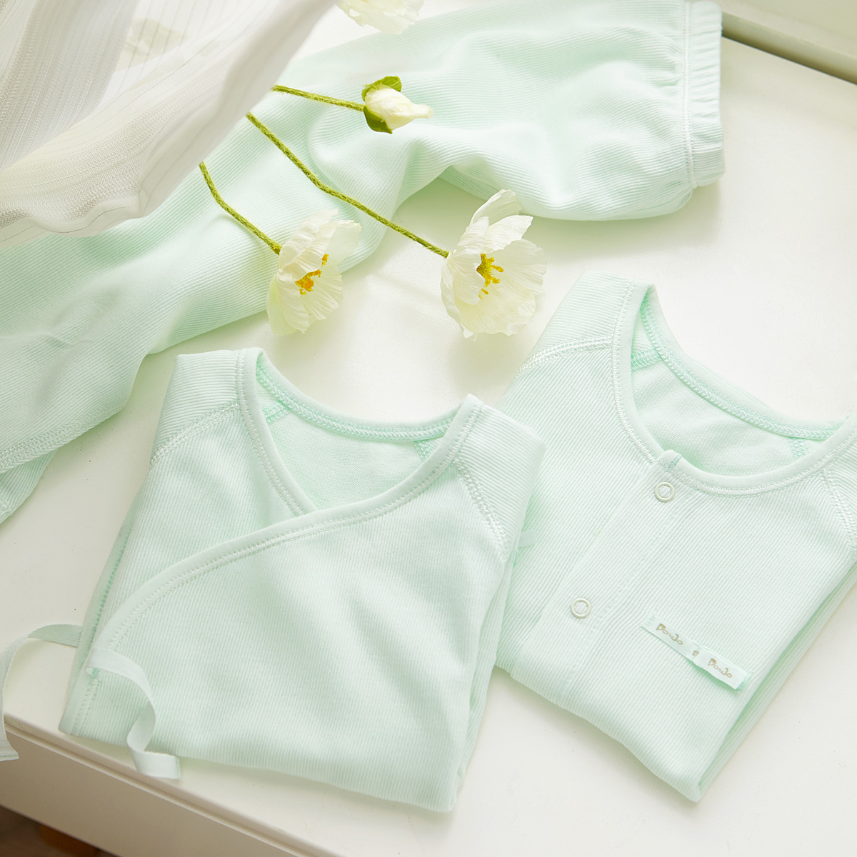 【皮偌乔】婴儿A类纯棉长袖空调服睡衣2件套