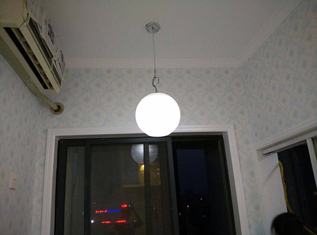 白色圆球玻璃灯罩拉花吊灯餐厅灯简约现代单头玄关阳台灯灯饰灯具,淘宝优惠券,粉丝福利购,淘宝优惠卷