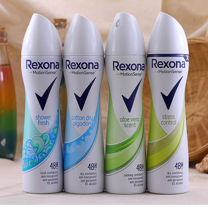 Rexona蕊娜舒耐女士止汗喷雾200ml48H持久香体清爽港澳进口欧洲