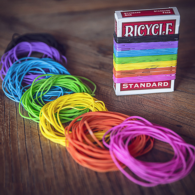 Special rubber band for magic to travel through magic props